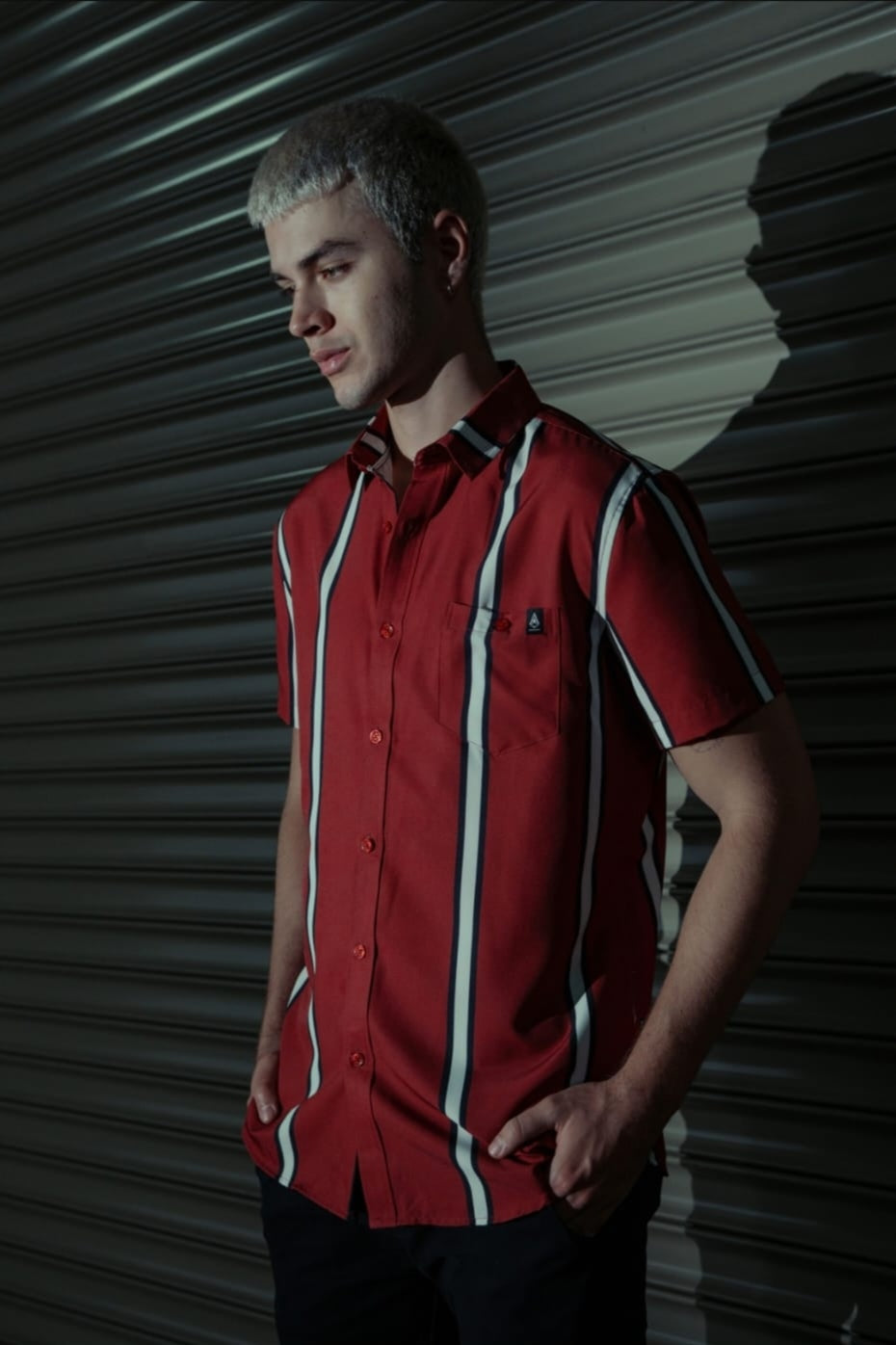 Camisa de Botones Black Out